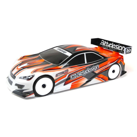 CARROZZERIA TOURING BITTY 190 MM STRIKER 3.0 (TRASPARENTE NON VERNICIATA)